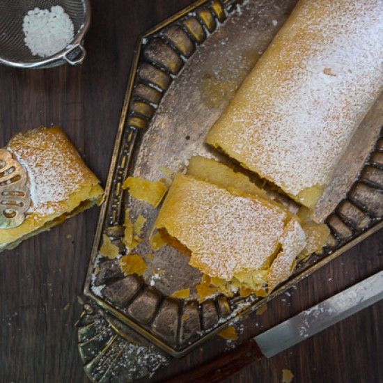 Rezeptbild: Kürbisstrudel mit Filoteig