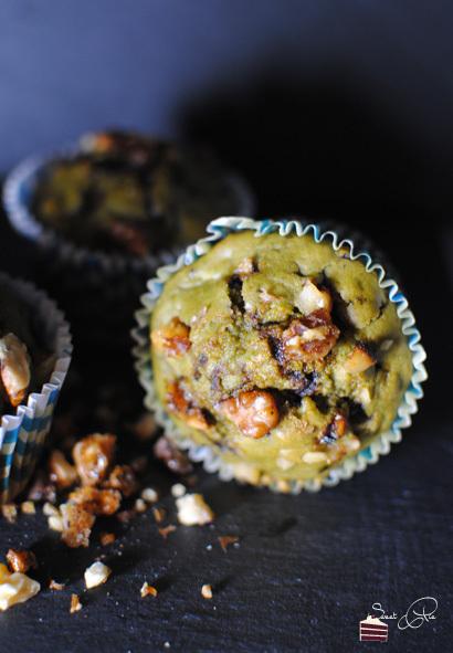 Rezeptbild: Matcha Nuss Muffins
