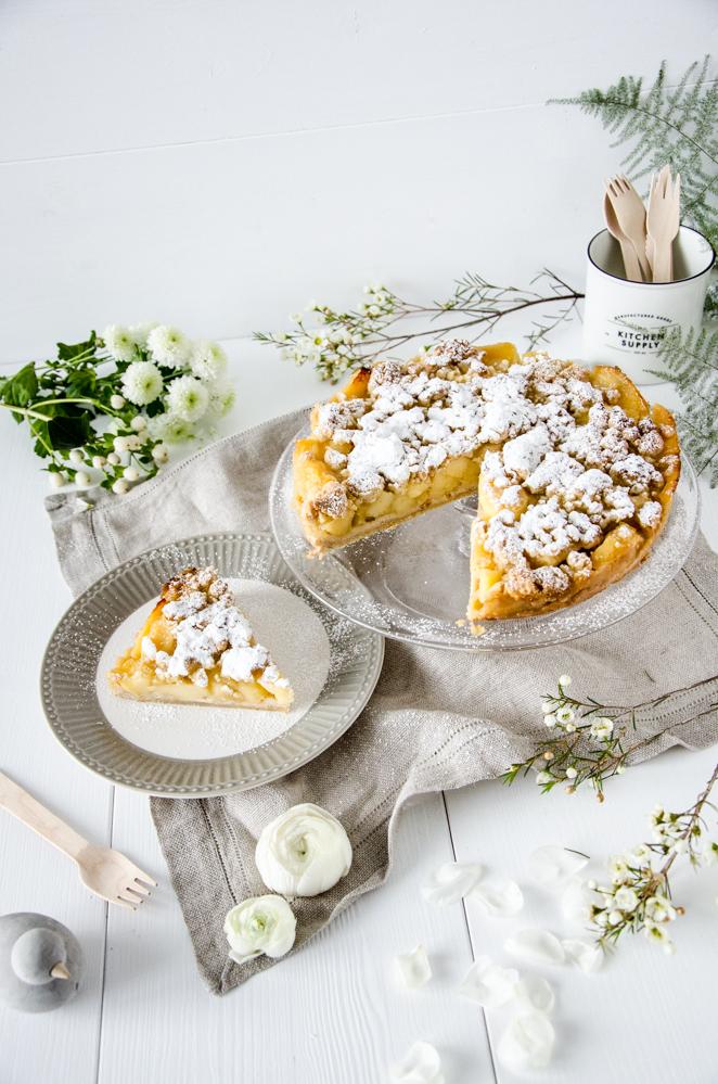 Rezeptbild: Schnelle Apfel-Streusel-Torte