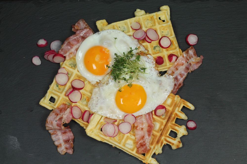 Rezeptbild: Sonntagsfrühstückswaffeln