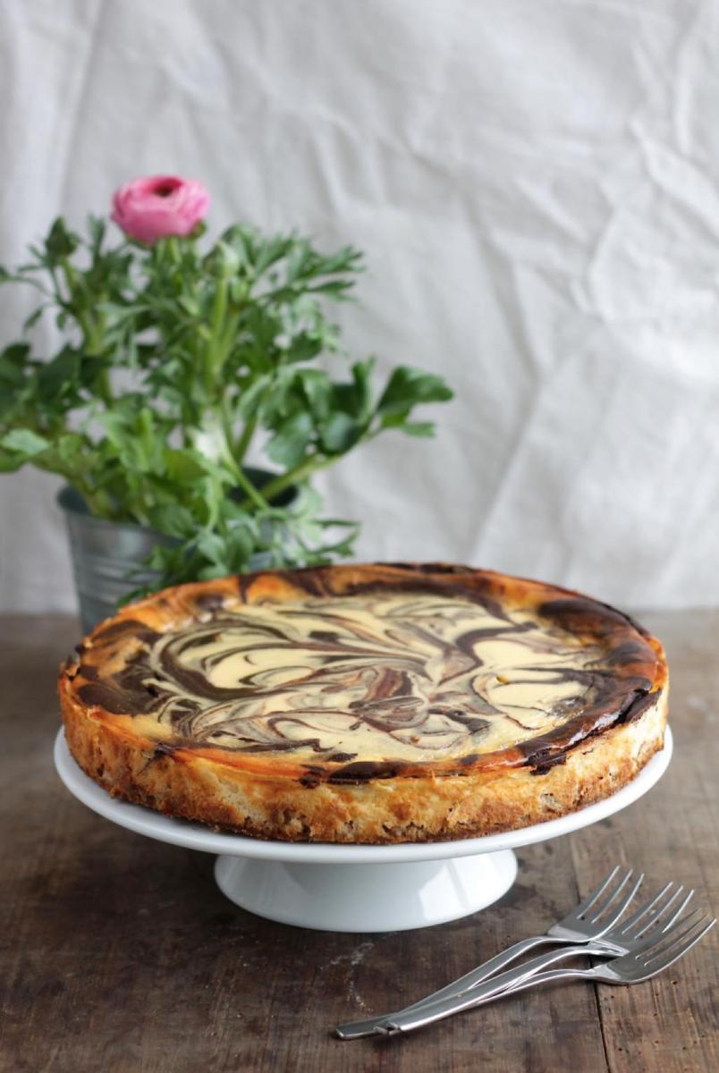 Rezeptbild: Schoko-Käsekuchen