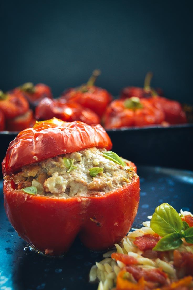 Rezeptbild: Gefüllte Paprikaschoten 
