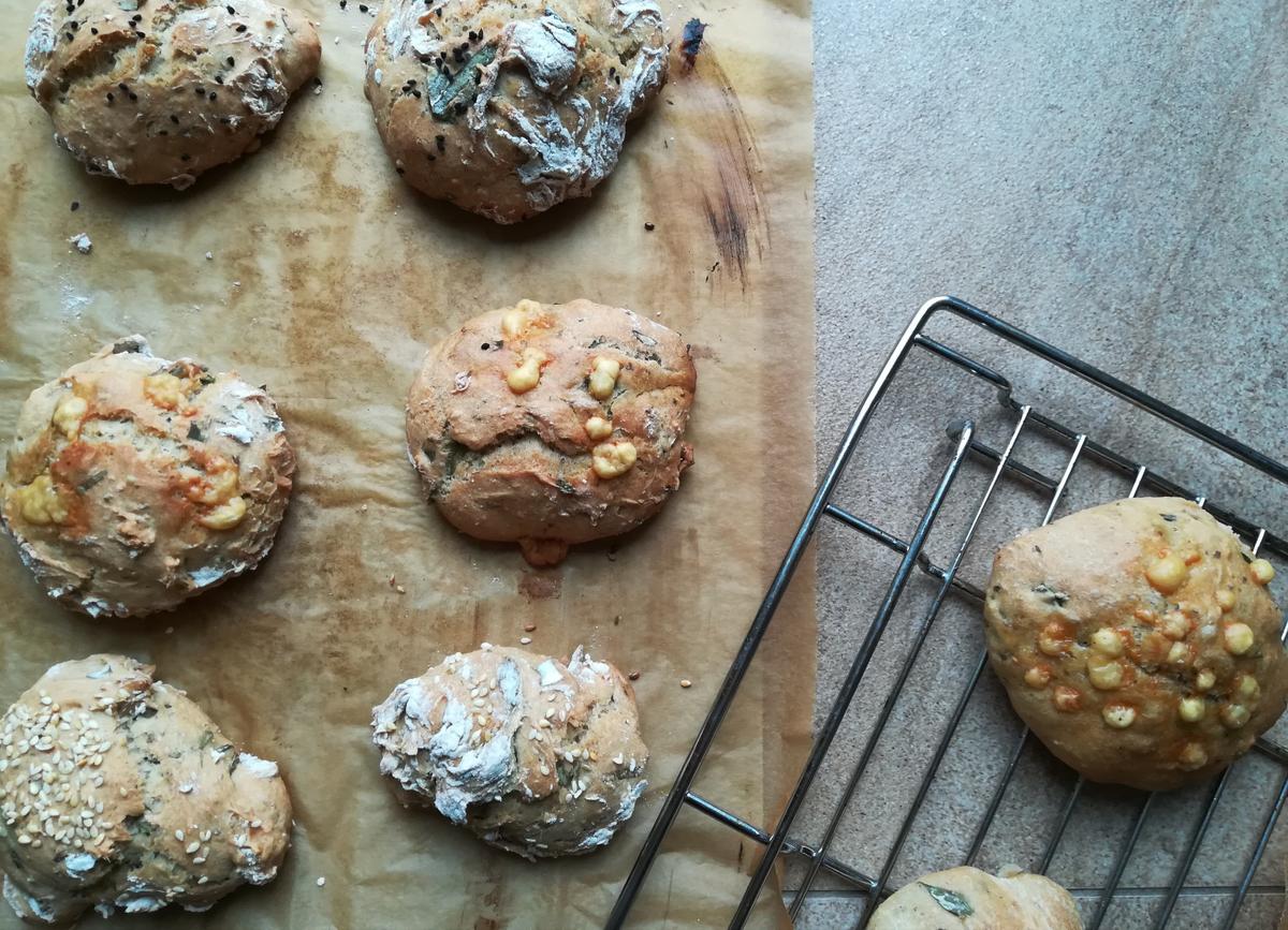 Rezeptbild: Bärlauch - Dinkel - Weckerl