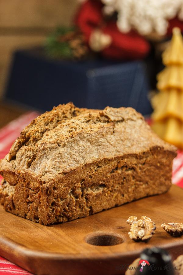 Rezeptbild: Schnell und einfach: Walnuss-Dinkel-Vollkornbrot