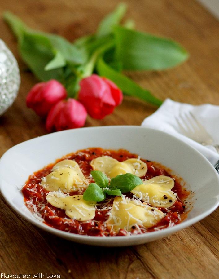 Rezeptbild: Valentinsravioli