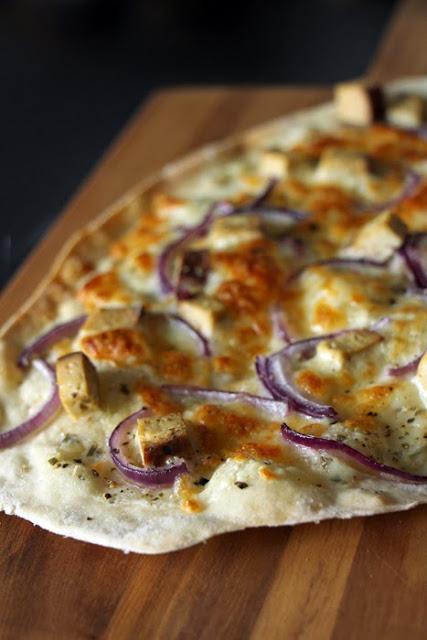 Rezeptbild: Flammkuchen mit Räuchertofu