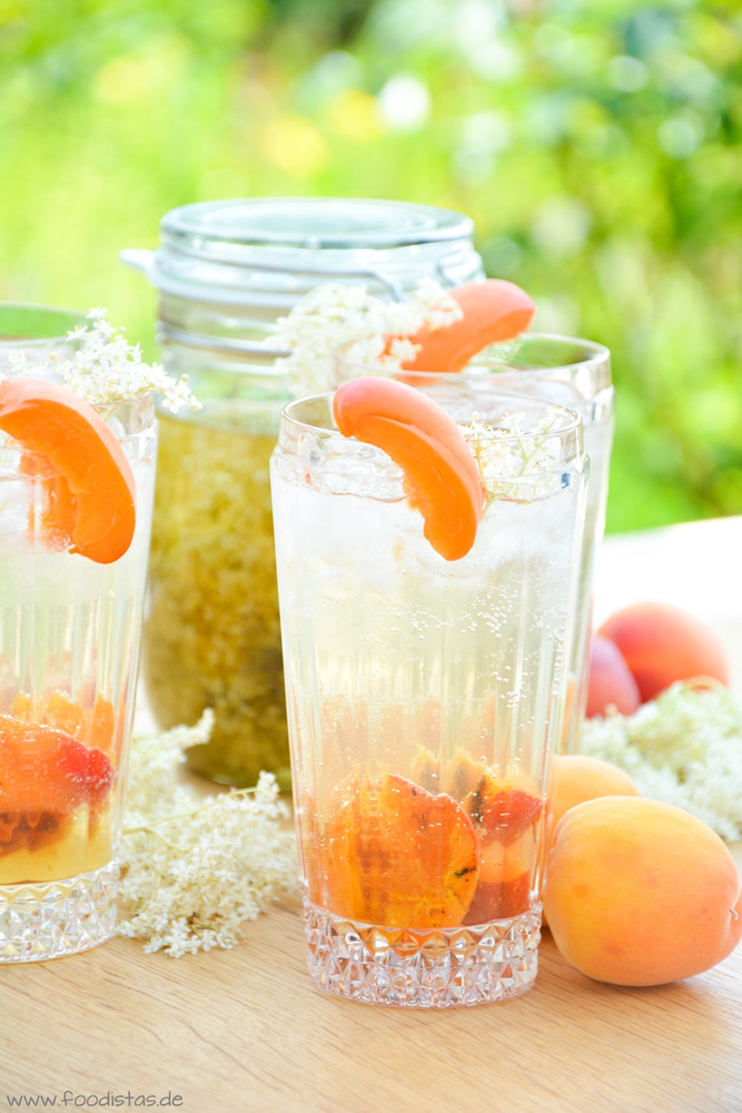 Rezeptbild: Elderflower meets Grilled Apricot
