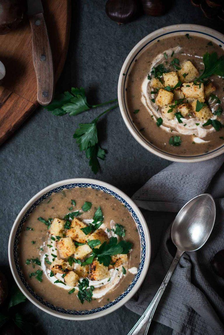 Rezeptbild: Champion-Maronen-Cremesuppe