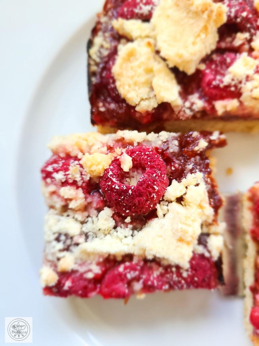 Rezeptbild: Glutenfreie Himbeeren Schnitten