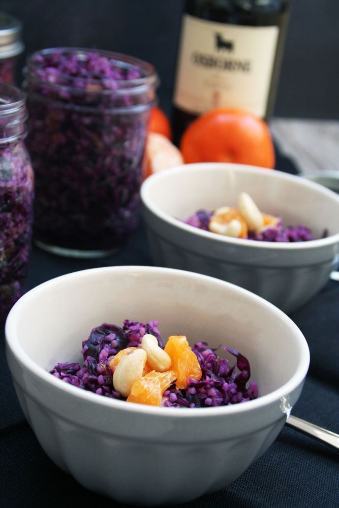 Rezeptbild: Rotkohl-Bulgur-Salat