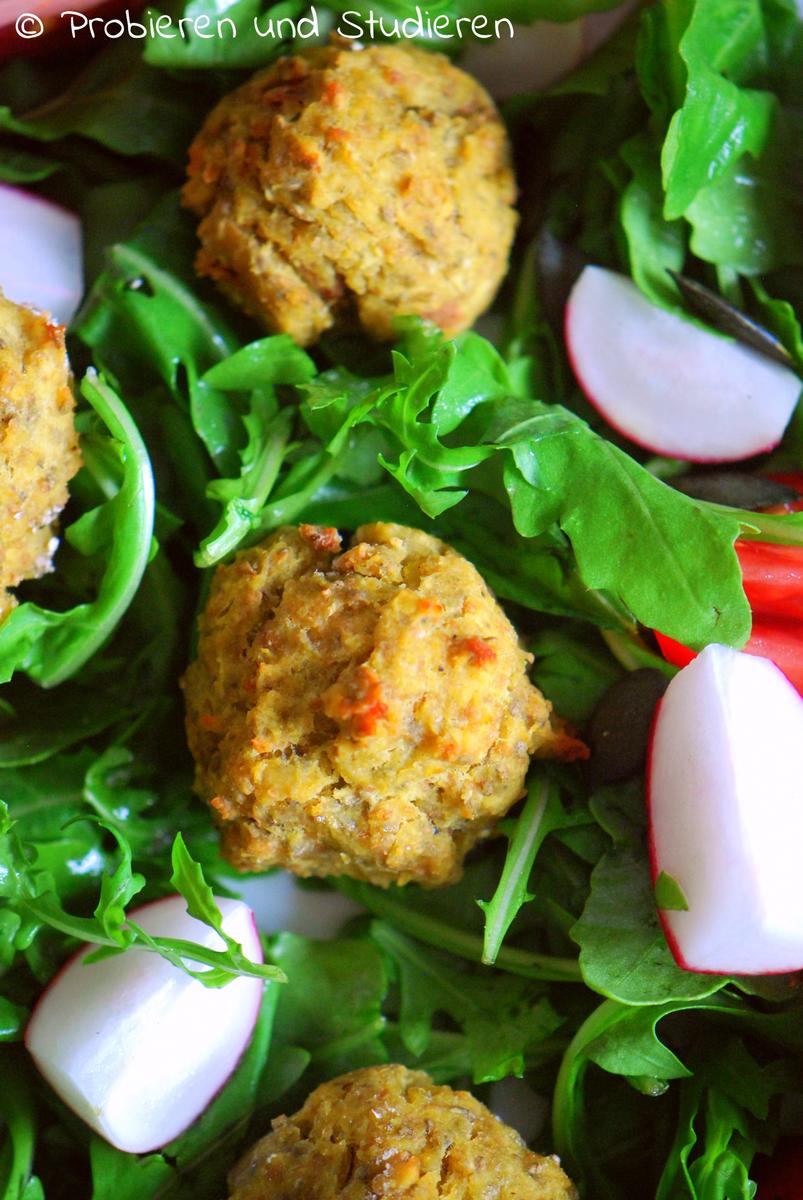 Rezeptbild: Rote Linsen Falafel