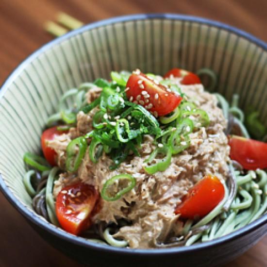 Rezeptbild: Soba Thunfisch Salat