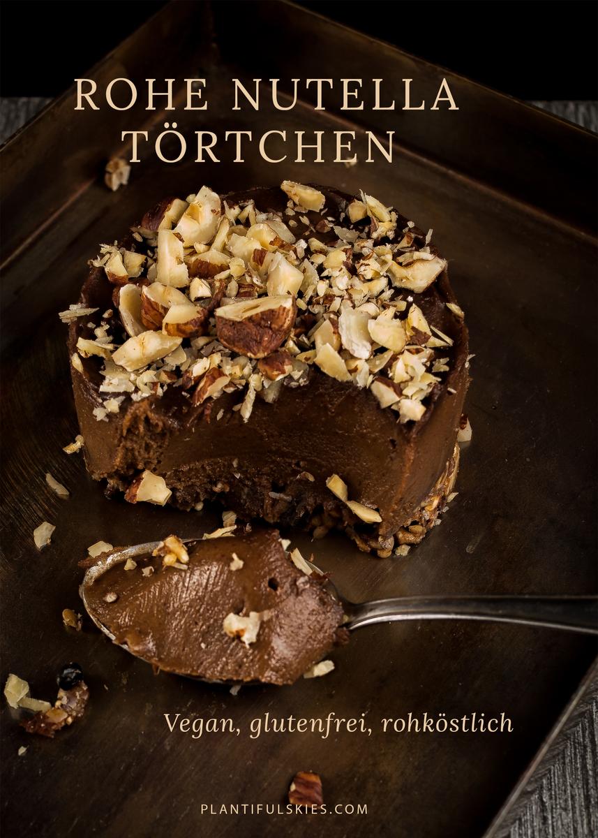 Rezeptbild: Rohe Nutella Törtchen -vegan-