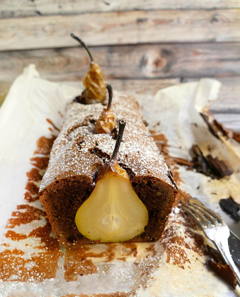 Rezeptbild: Schoko-Birnen-Kuchen