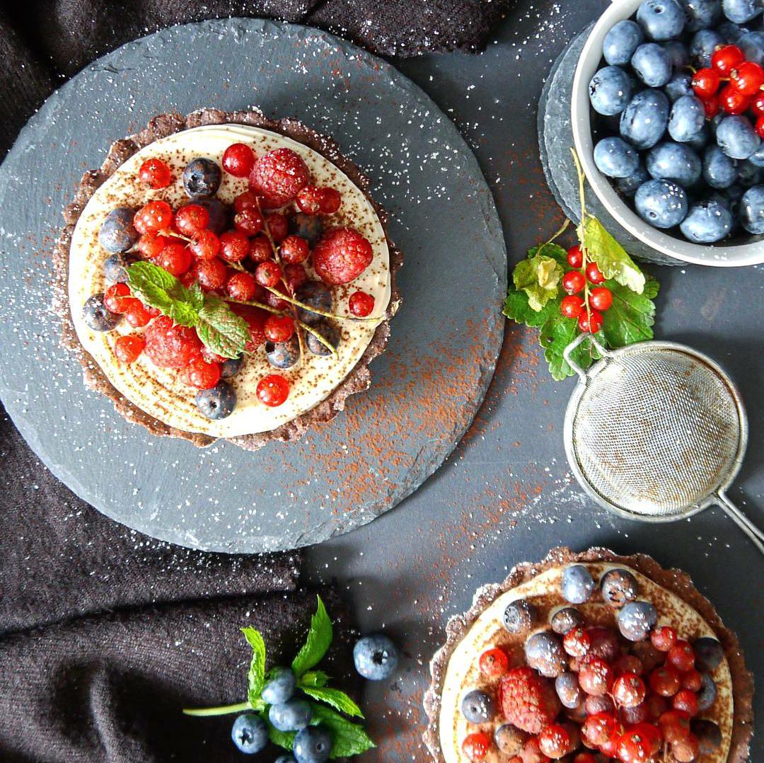 Rezeptbild: Dunkle Beeren-Tartelettes