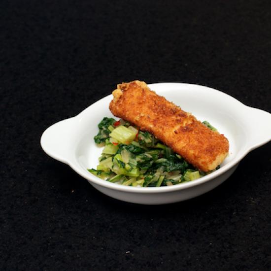 Rezeptbild: Gouda, Stielmus und Chili