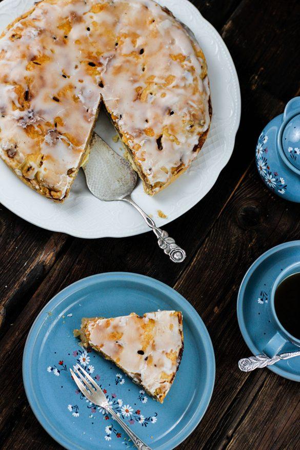 Rezeptbild: Dänischer Apfelkuchen Rezept – Backen mit Äpfeln