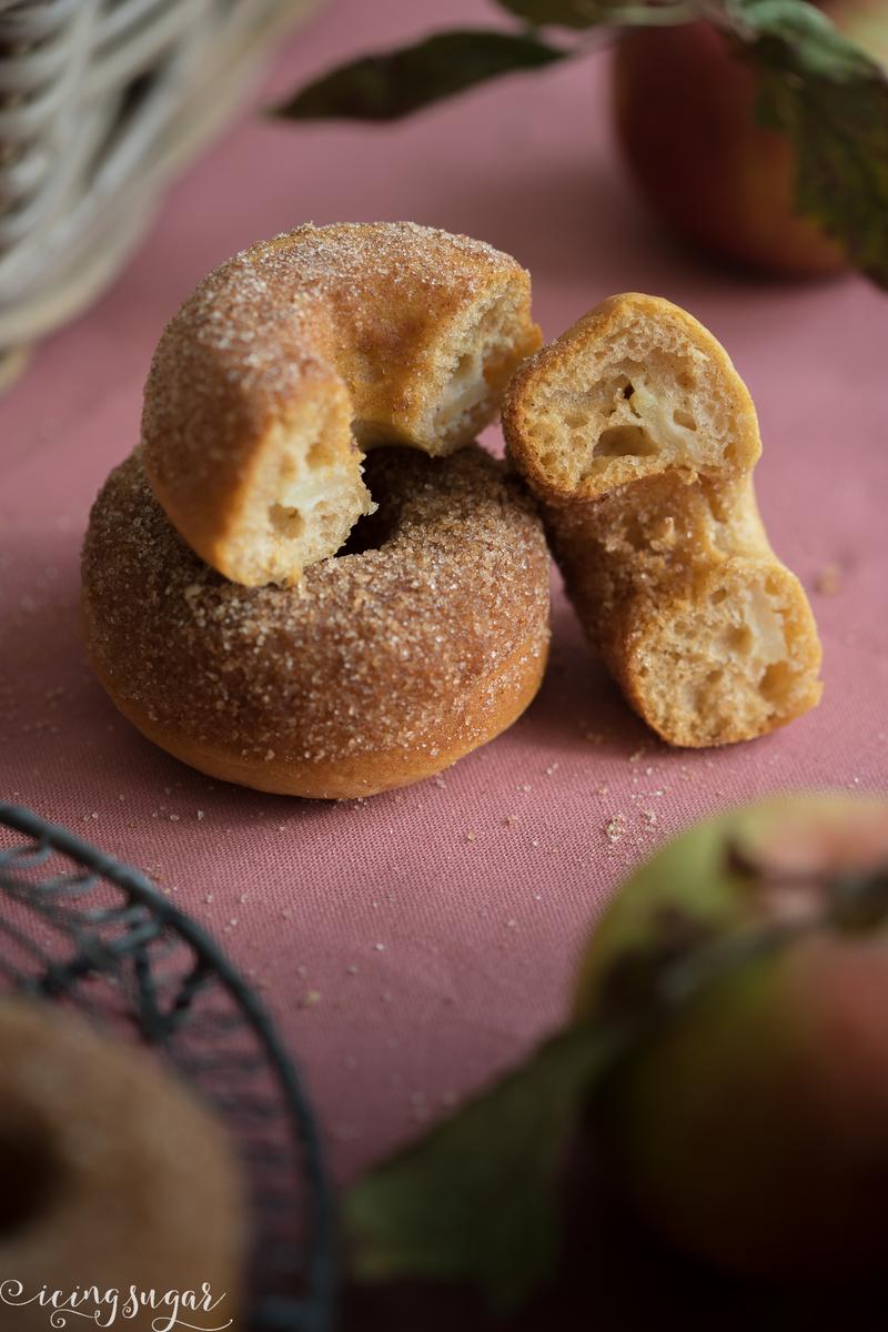 Rezeptbild: Apfelküchlein Donuts