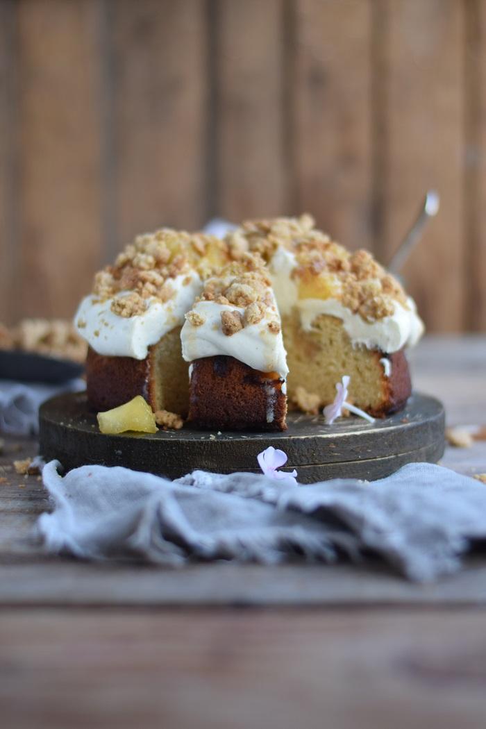 Rezeptbild: Apfel Crumble Kuchen