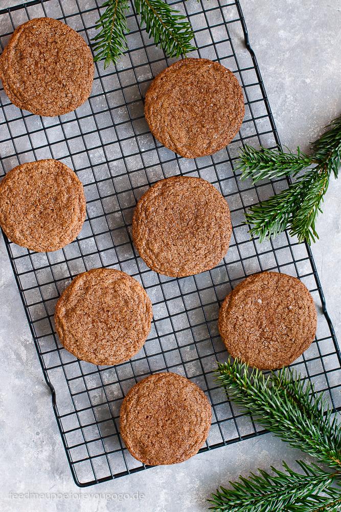 Rezeptbild: Pumpkin-Spice-Melasse-Kekse