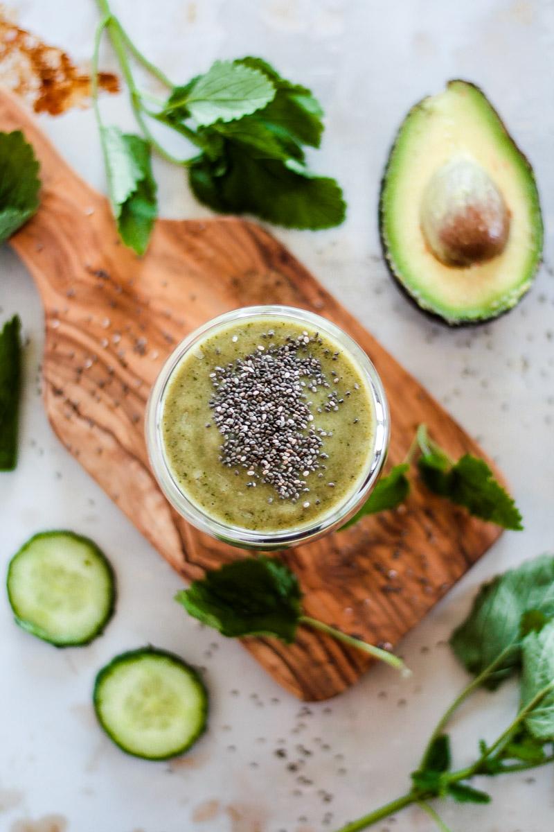 Rezeptbild: Veganer grüner Smoothie 
