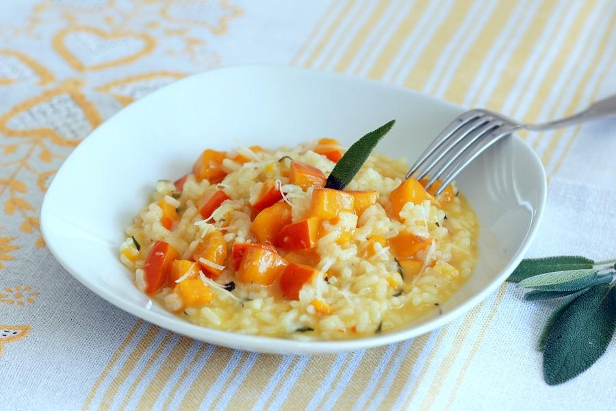 Rezeptbild: Kürbis-Salbei-Risotto