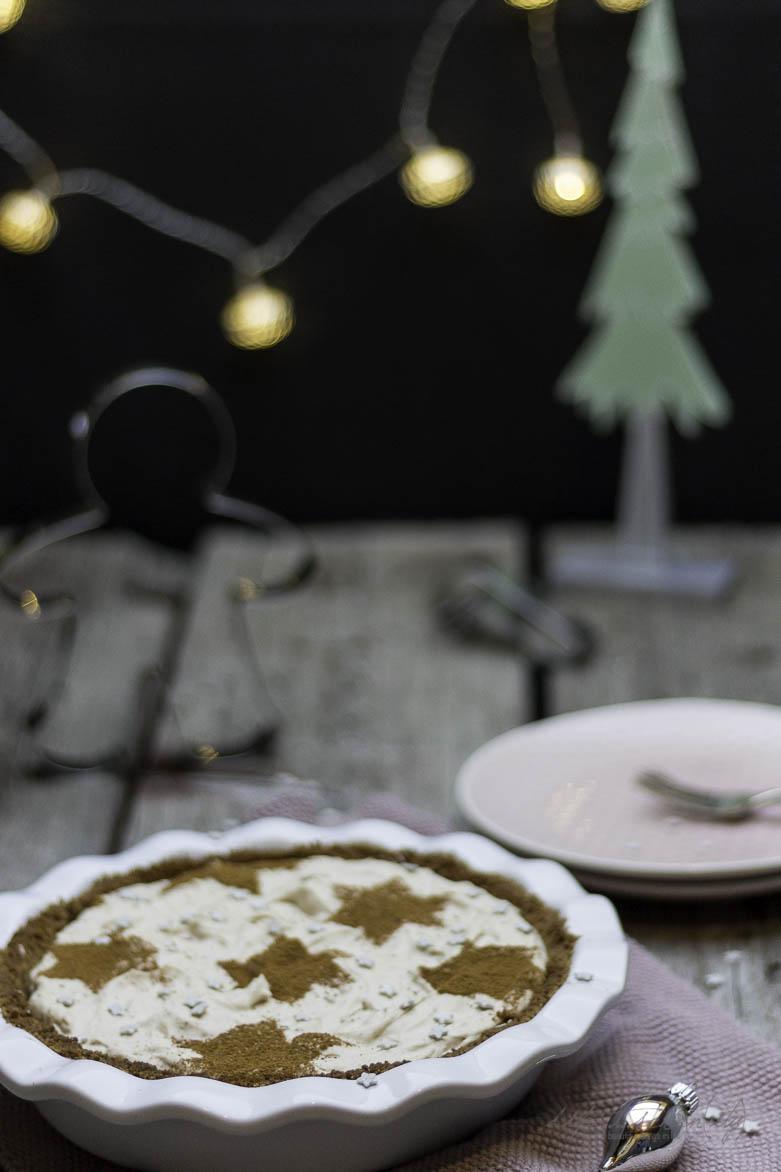 Rezeptbild: Lebkuchen-Spekulatius Käsekuchen Tart
