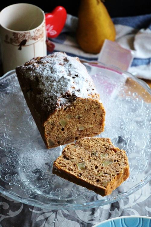 Rezeptbild: Chaikuchen mit Birnen
