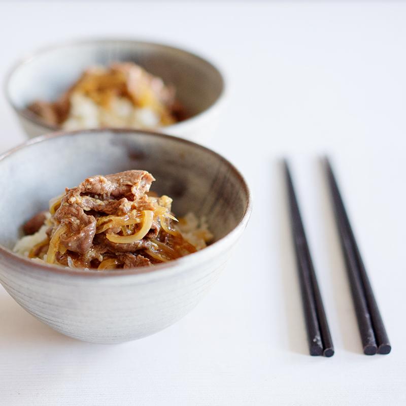 Rezeptbild: Teriyaki Gyūdon - Japanische Reisschale mit Rindfleisch