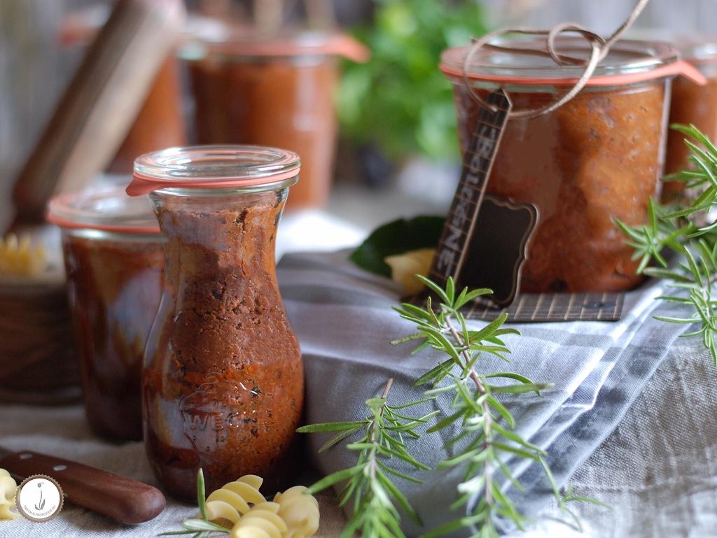 Rezeptbild: Eingeweckte Bolognese-Sauce