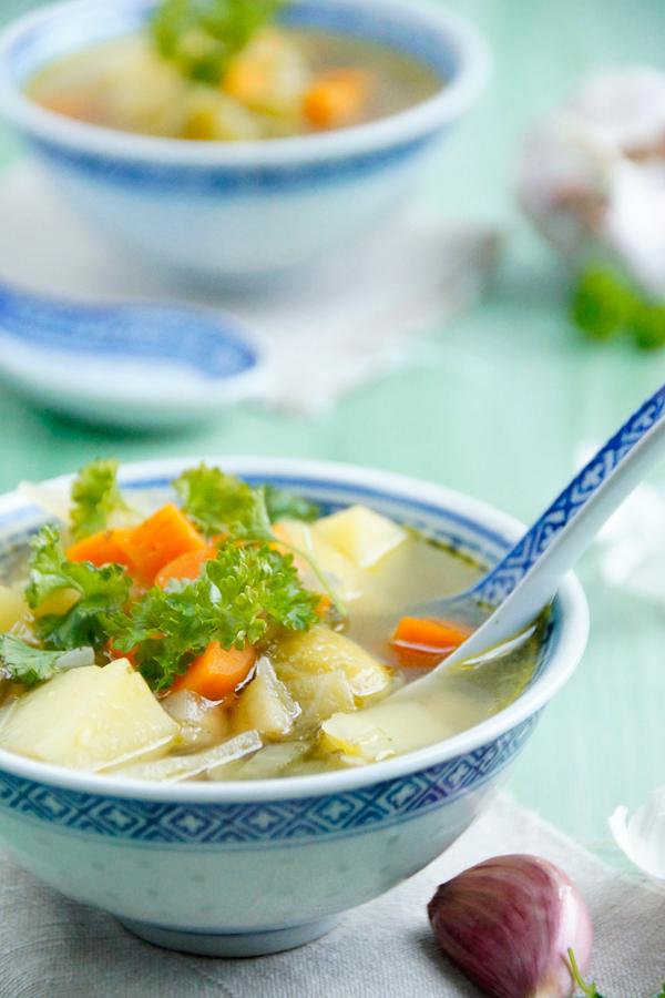 Rezeptbild: Einfache Gemüsesuppe