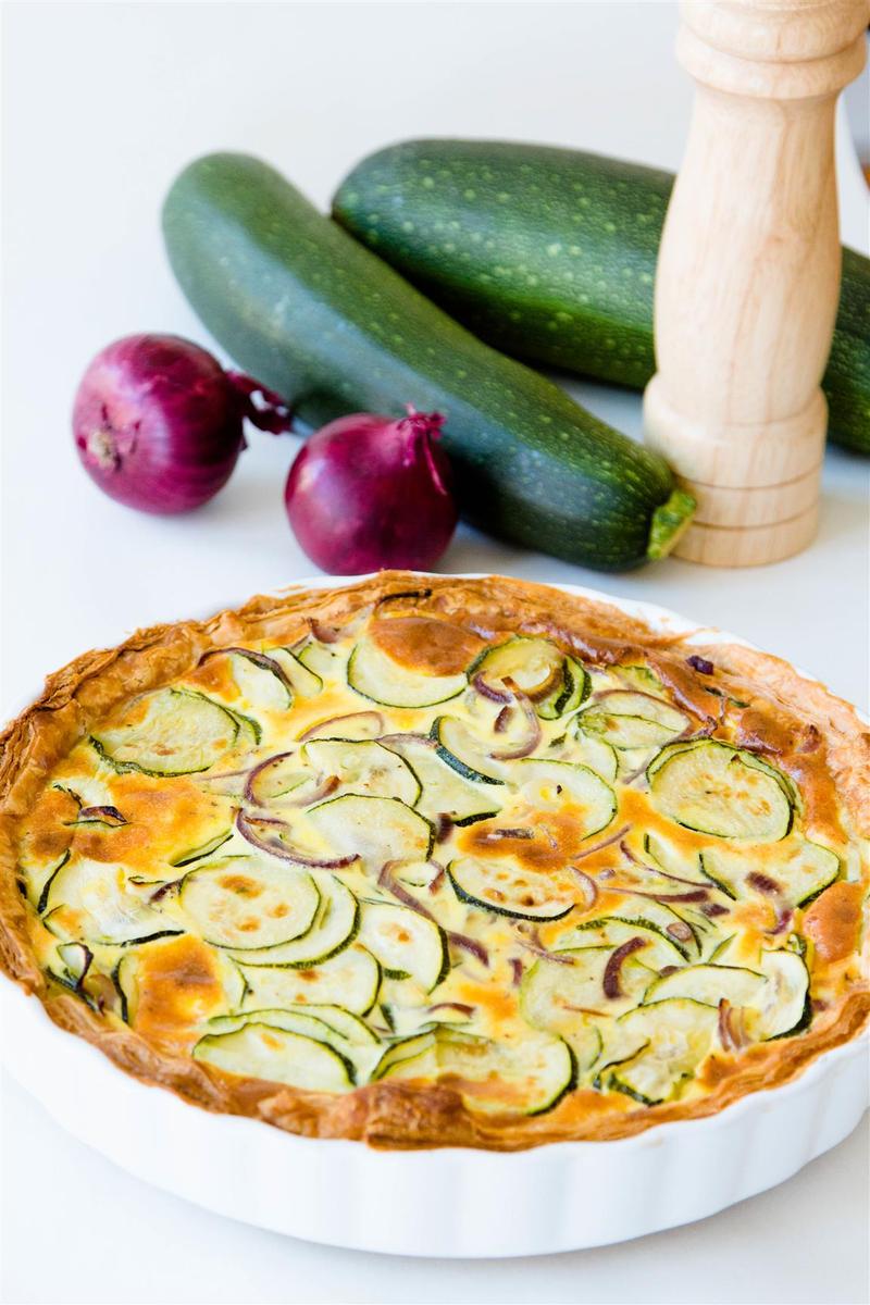 Rezeptbild: ZUCCHINI QUICHE