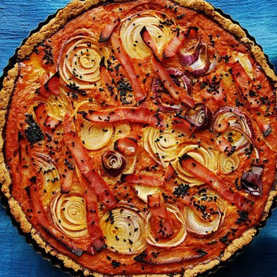 Rezeptbild: Schuhbeck`s orientalische Linsen-Kokos-Tarte