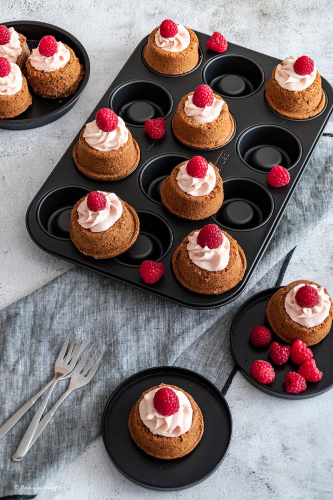 Rezeptbild: Himbeer Cupcakes