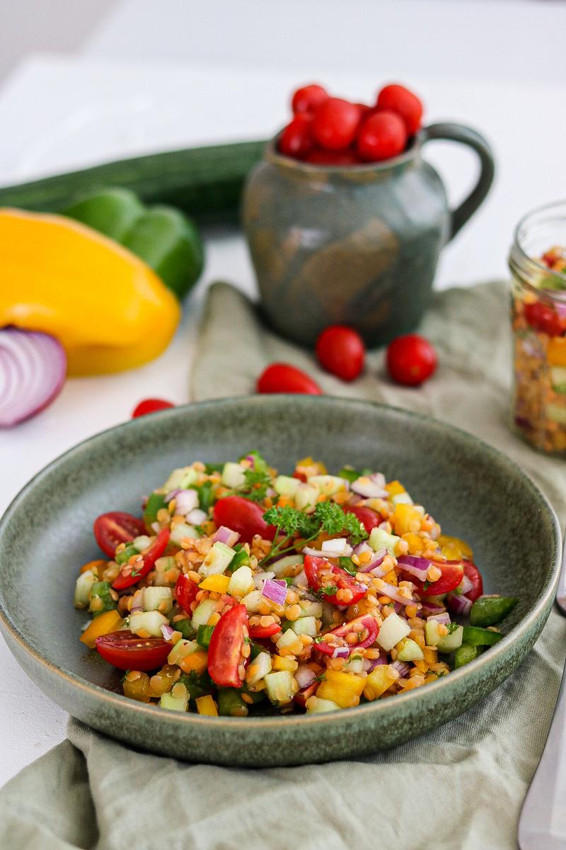 Rezeptbild: Linsensalat Griechischer Art