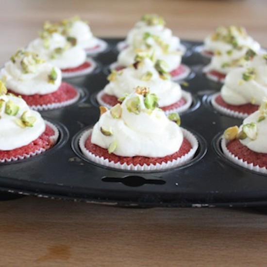 Rezeptbild: Rote-Bete-Cupcakes