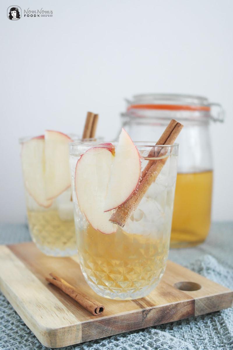 Rezeptbild: Apfelkuchen Vodka Spritz