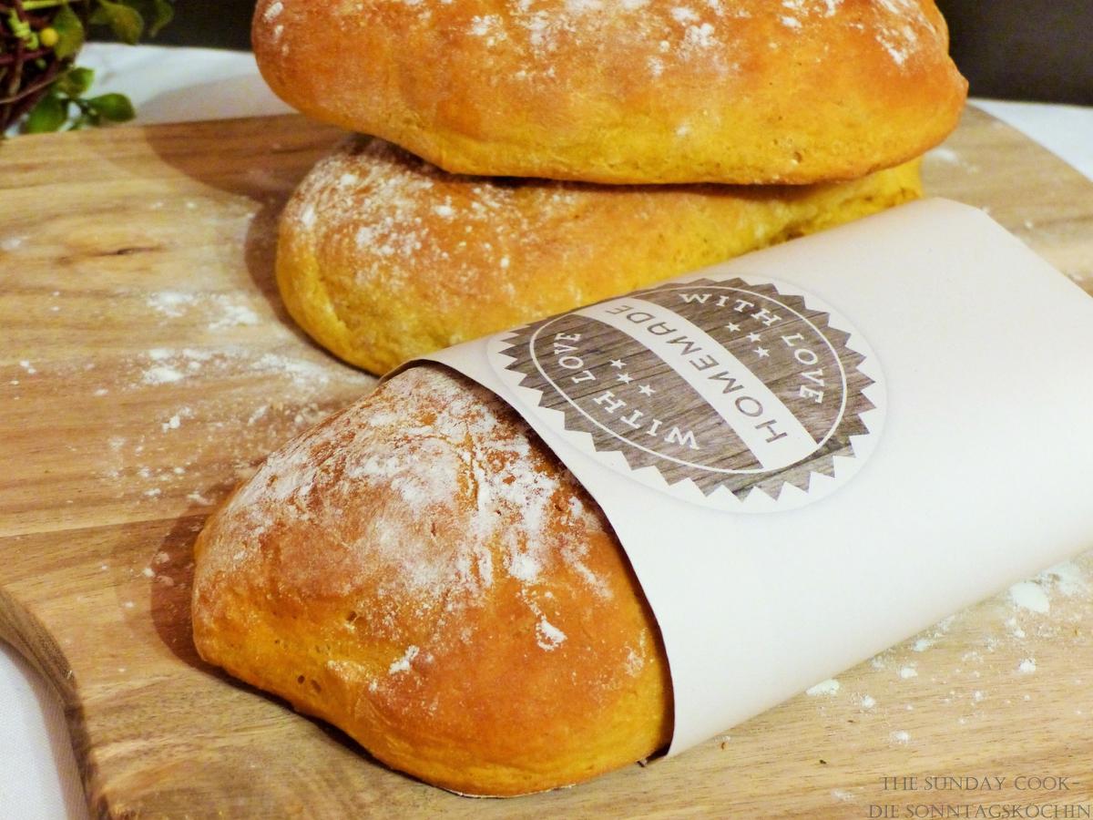 Rezeptbild: Möhren Baguette Brötchen