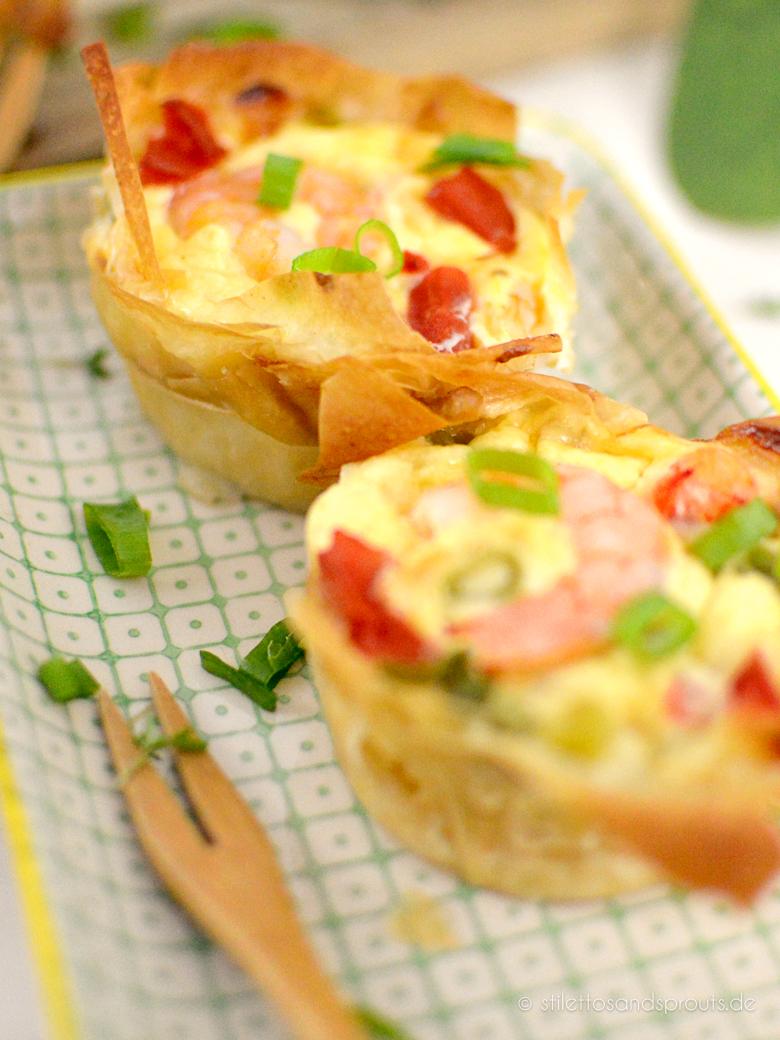 Rezeptbild: Einfache Shrimp-Mini-Quiches