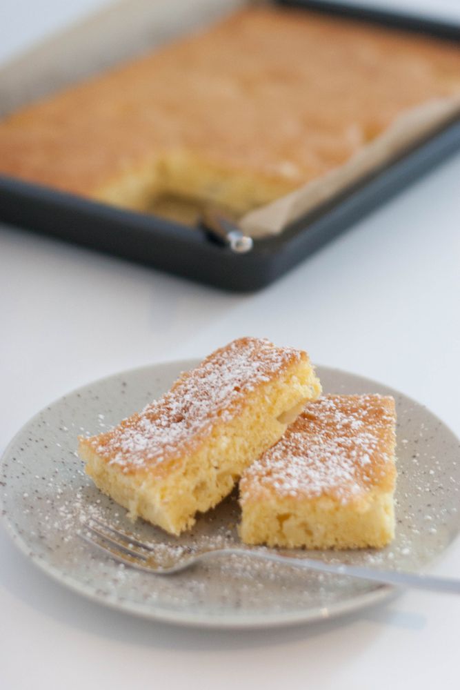 Rezeptbild: Rhabarberkuchen vom Blech