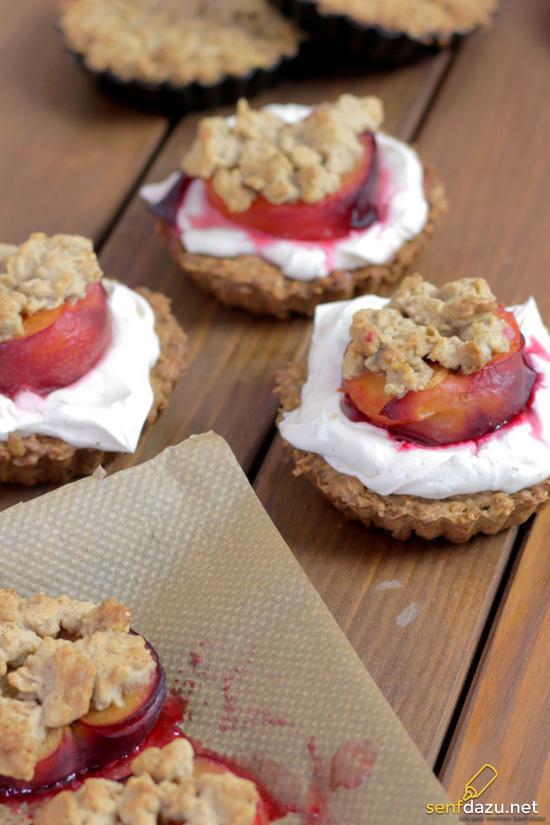 Rezeptbild: Pflaumen Müsli Tartelettes
