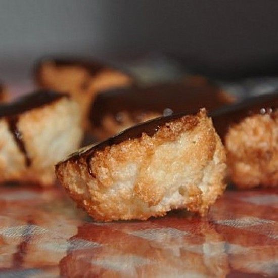 Rezeptbild: Rochers à la noix de coco (Kokosmakronen)