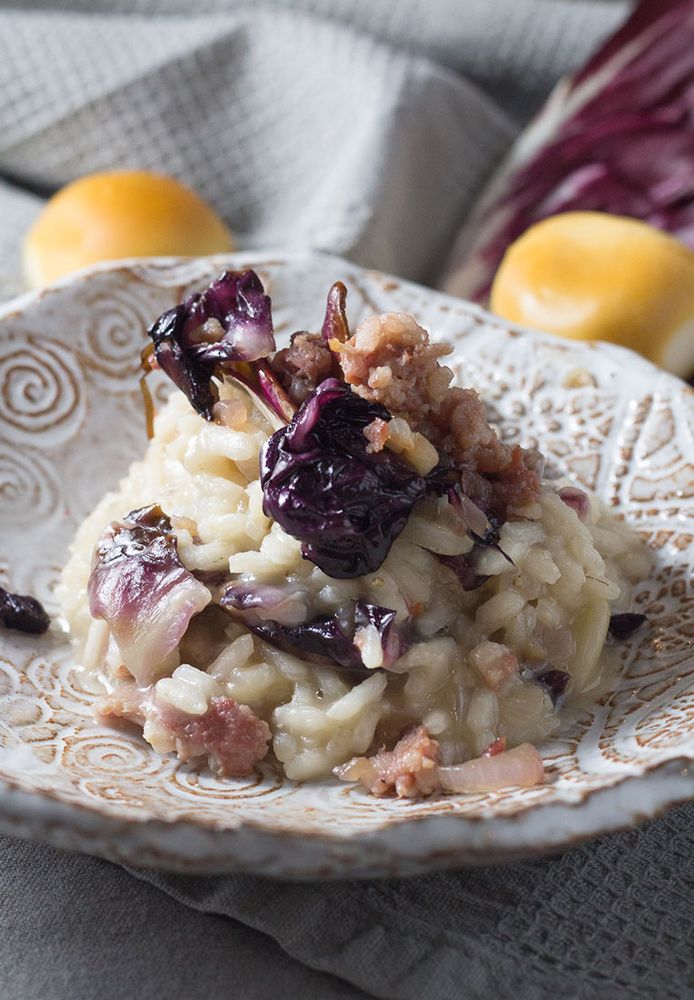Rezeptbild: Risotto mit Salsicce und Radicchio