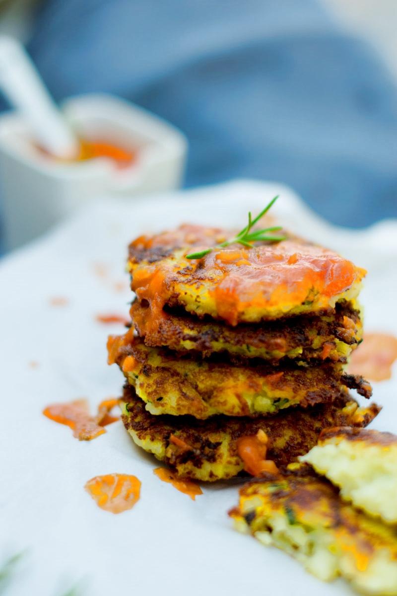 Rezeptbild: Kartoffel-Zucchini-Plätzchen