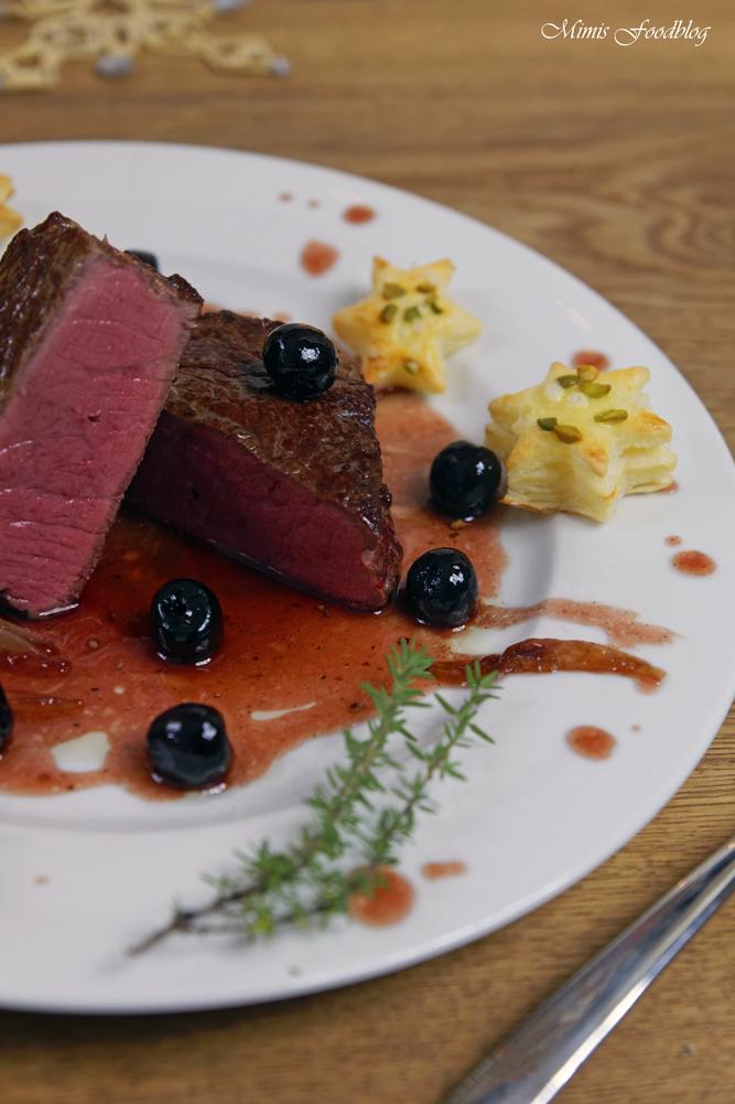Rezeptbild: Rinderfilet mit Amarena-Kirsch
