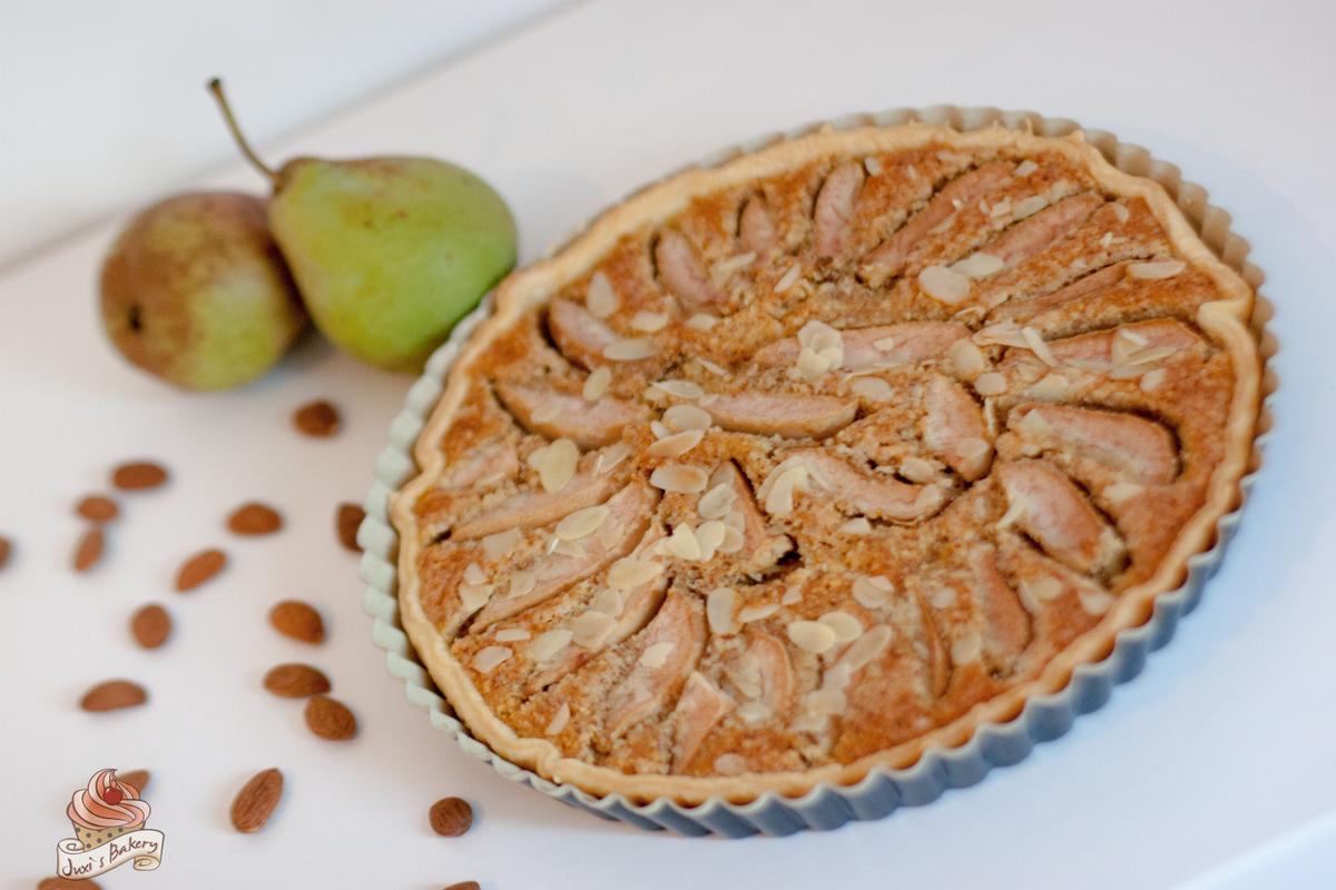 Rezeptbild: Birnen-Mandel-Tarte