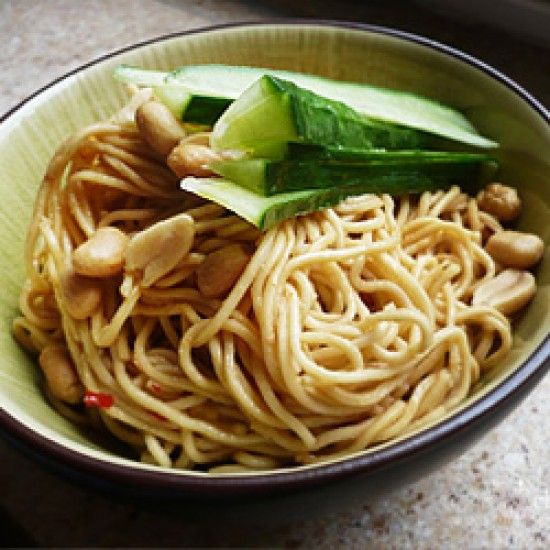 Rezeptbild: Kalte chinesische Sesamnudeln