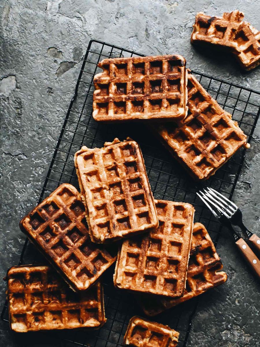Rezeptbild: WAFFELN MIT GUDBRANDSDALEN