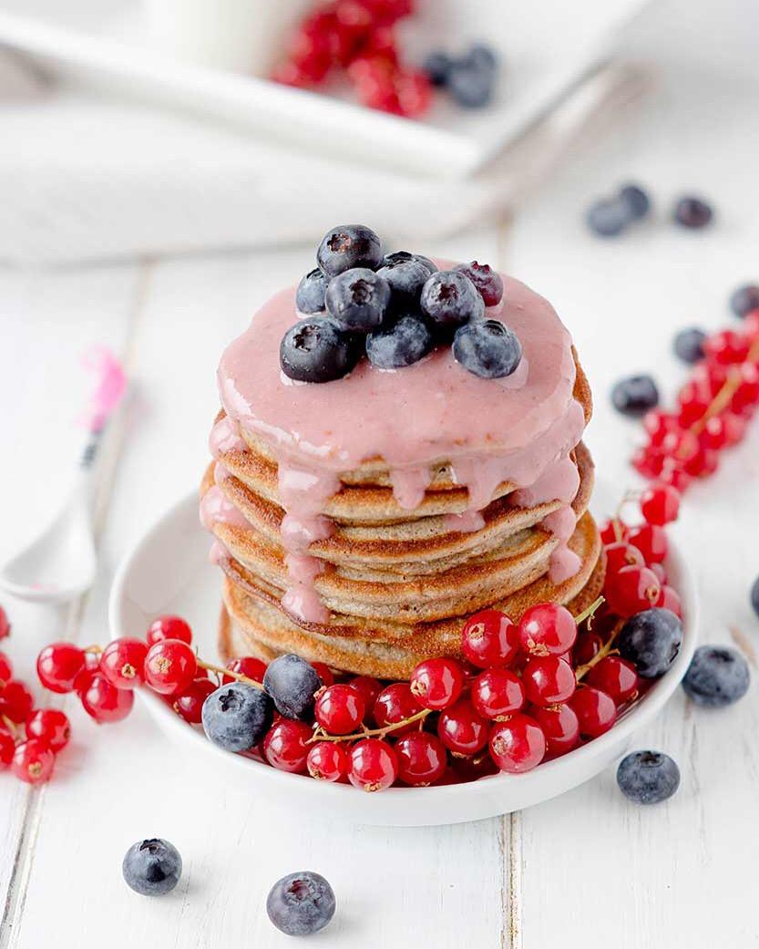 Rezeptbild: Buchweizen Pancakes, so fluffig