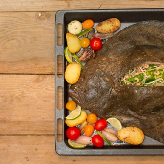Rezeptbild: Gefüllter Steinbutt